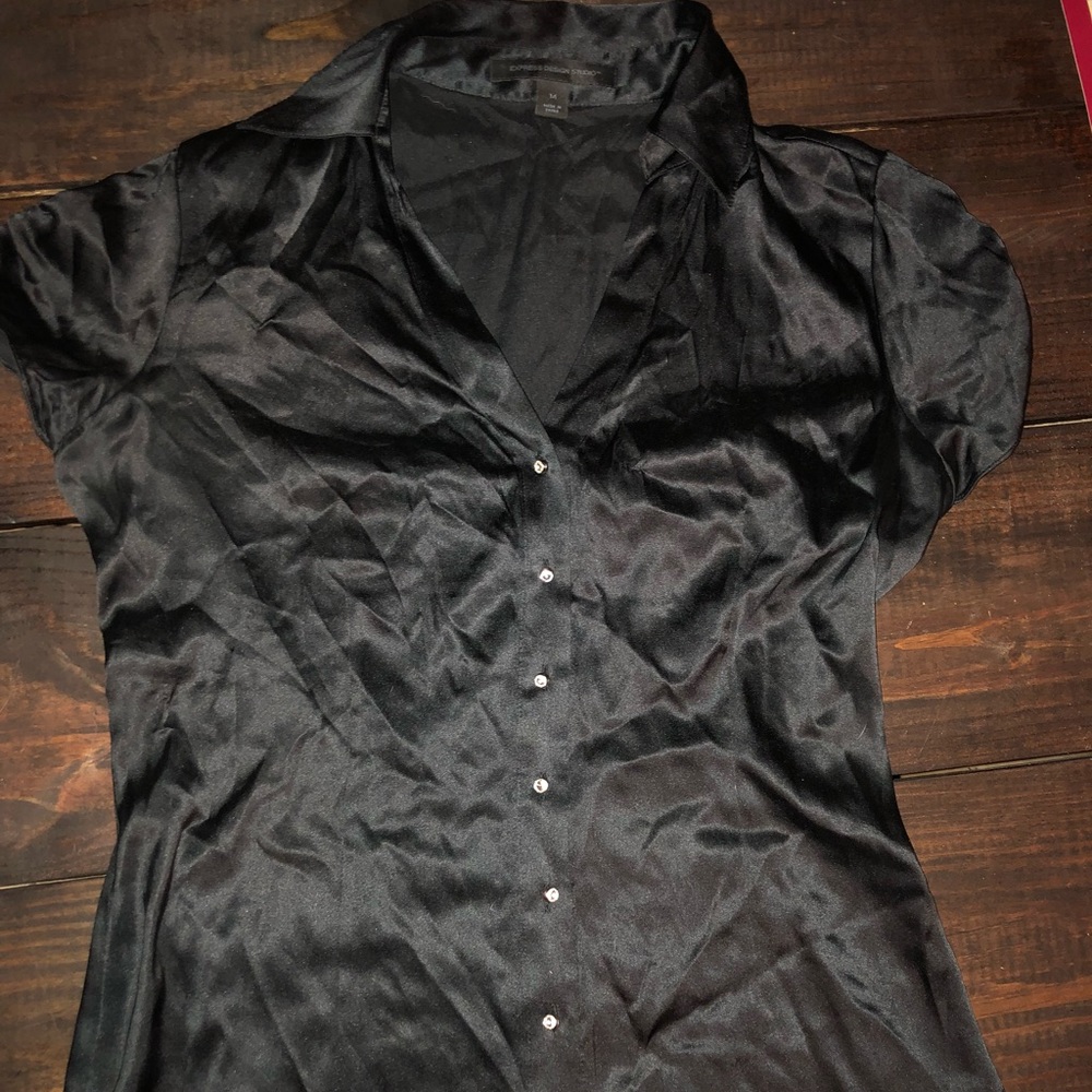 Black Silk top